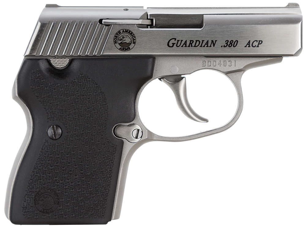 Handguns North American Arms 2.50" 380ACP NAA 380GUARDIAN 380      2.5  6R            DAO SS